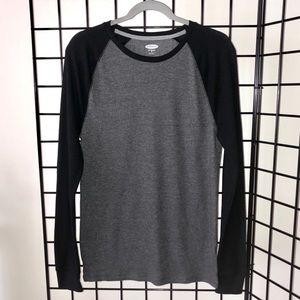 Old Navy Long Sleeve Waffle Baseball Shirt